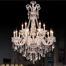 Стиль светодиодная хрустальная люстра осветительная арматура роскошные большие хрустальные люстры для гостиной