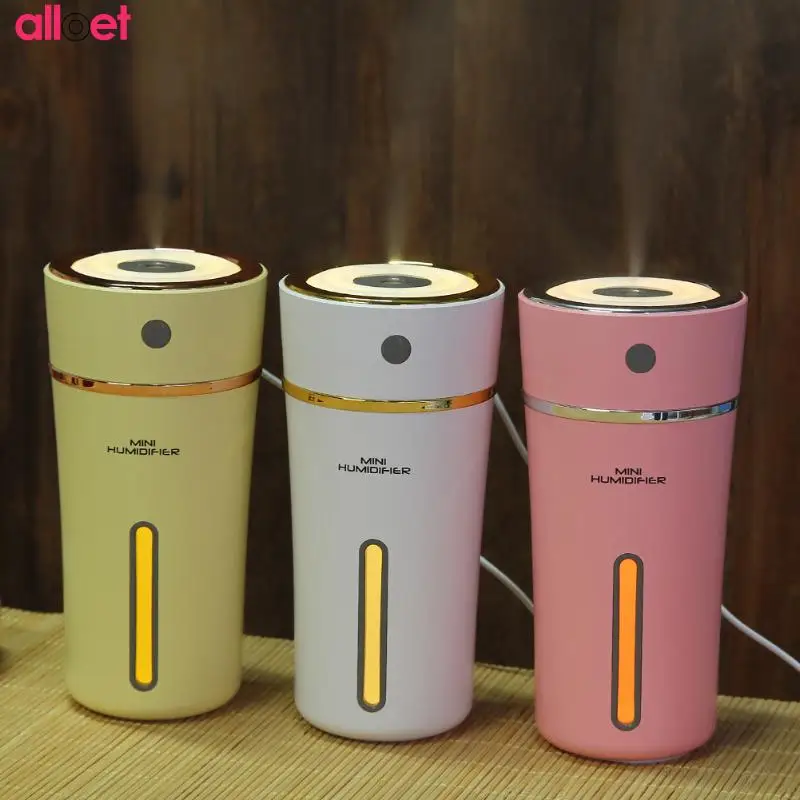 

300ml USB Humidificador Air Humidifier Ultrasonic Humidifier Essential Oils for Aromatherapy Diffusers for Car Home Appliances