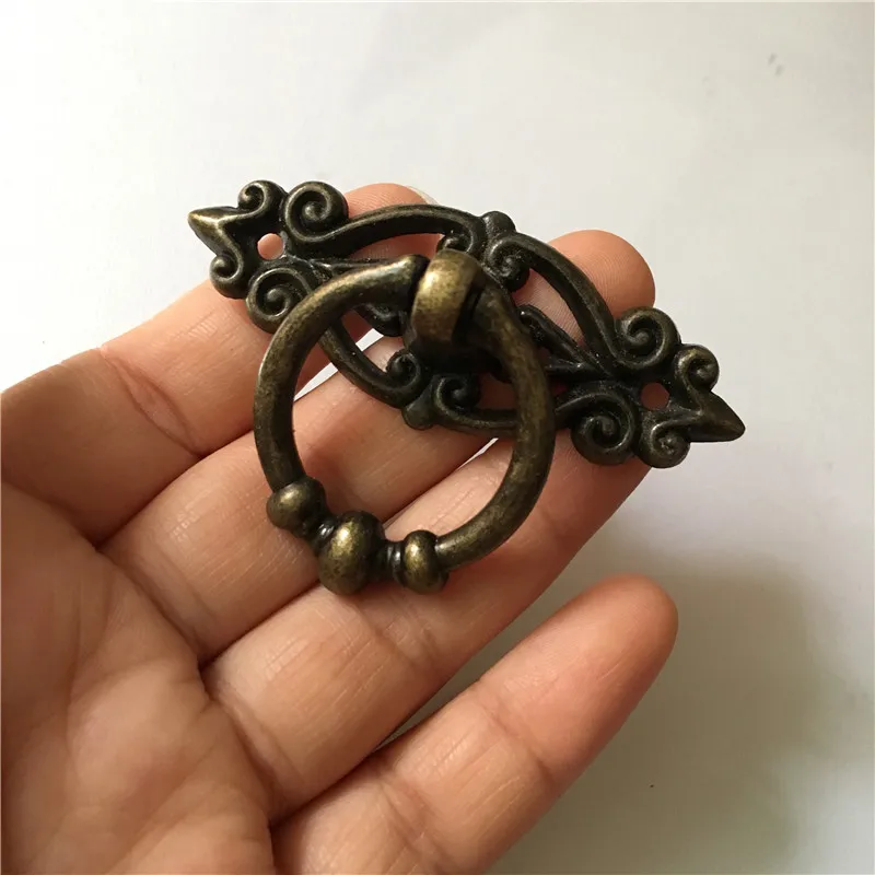 

65*24mm, Retro Zinc Alloy Kitchen Drawer Cabinet Door Handle Furniture Knobs Hardware Cupboard Antique Pull Handles