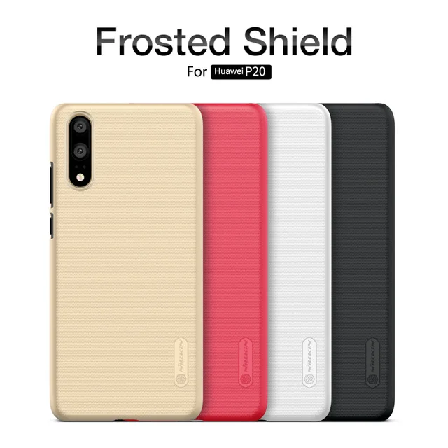 

Case for Huawei P20 Case Cover Original NILLKIN Frosted PC Plastic Back Cover With Retail Box For Huawei P20 Pro Pluscapa