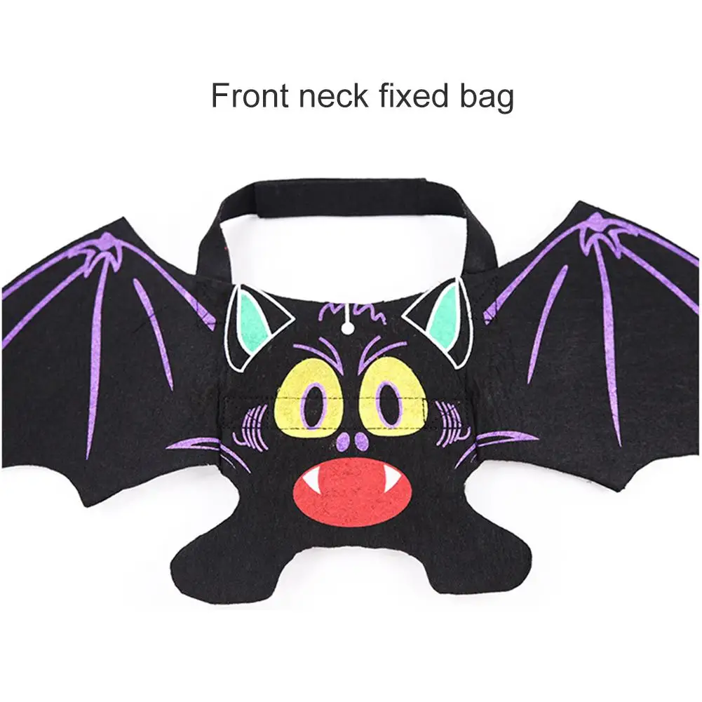 Halloween Cat dog Bat Wings Collar Harness Decor Puppy Pet Cat Black Bat Dress Up Funny Wing Clothes Accessories Christmas Gifts