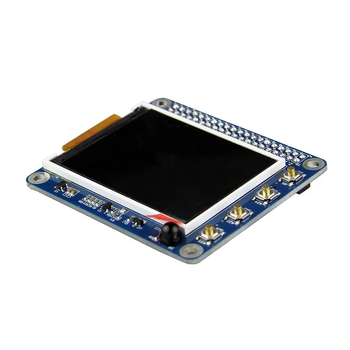 Топ предложения алюминиевый корпус Чехол комплект модель для Raspberry Pi 2 B/3 B DIY Kit с 2,2 дюймовым высоким PPI TFT ЖК-экраном Bluetooth