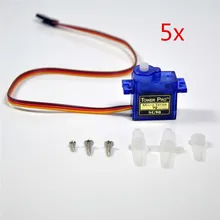 5pcs SG90 Tower Pro 9g Nylon Gear Digital Micro font b Servos b font For RC