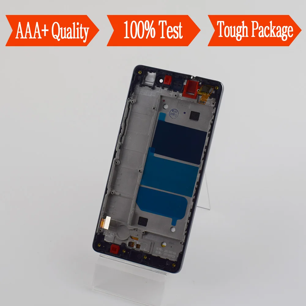 

For Huawei P8 Lite ALE-L04 L21 TL00 L23 Touch Screen Digitizer Sensor Panel + LCD Display Monitor Screen Module Assembly frame