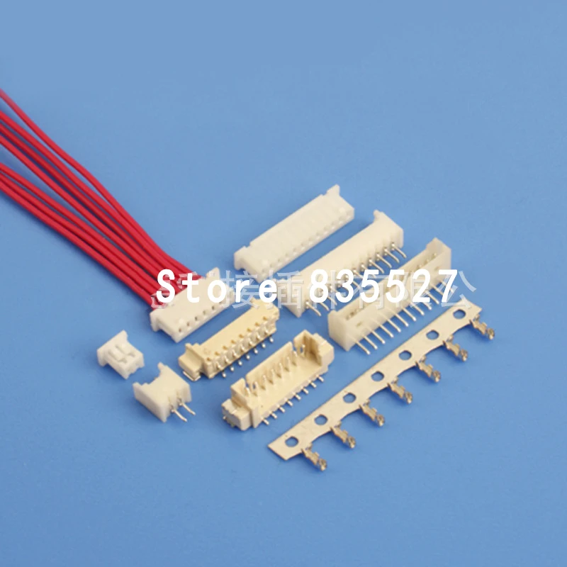 10 Sets Spacing 1.25mm Horizontal patch SMD terminal 11p 12p 13pin Needle / Socket Teminal Mixed Kit PCB Line Board Connector |