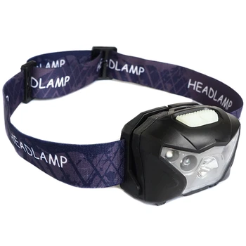 

SEWS-Rechargeable Led Headlamp Body Motion Sensor Headlight With Red Light Camping Flashlight Head Light Lamp With Usb