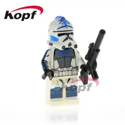 Pg774 здания Конструкторы Клон Trooper цифры императорской армии Военная Униформа штурмовика командир коллекции кирпичей Детский подарок