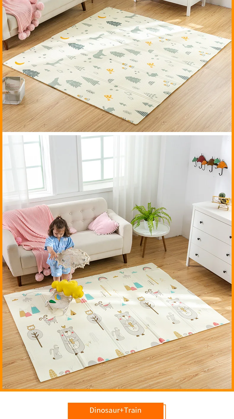 Infant Shining Baby Mat Play Mat for Kids 180*200*1.5cm Playmat Thicker Bigger Kids Carpet Soft Baby Rugs Crawling Floor Mats