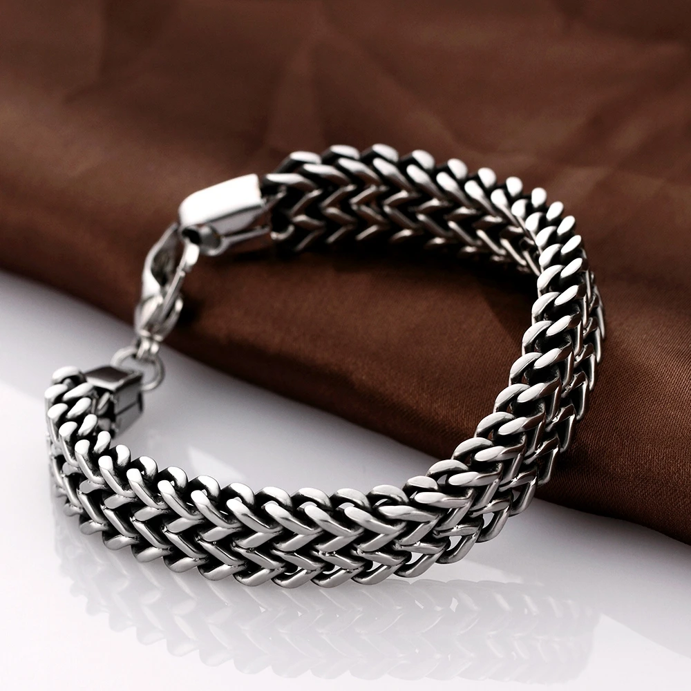 2017 Mens Bracelets Bangles 5 12mm 316l Stainless Steel Wrist Band 2017 Mens Bracelets Bangles 5 12mm 316l Stainless Steel Wrist Band Hand Chain Jewelry Gift Pulseira In Link From Accessories
