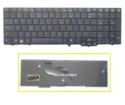 Ssea Новая Клавиатура США Английский для HP Compaq ProBook 6540b 6545b 6550B 6555b 6540 6545 ноутбука черный клавиатура не мышь удилище