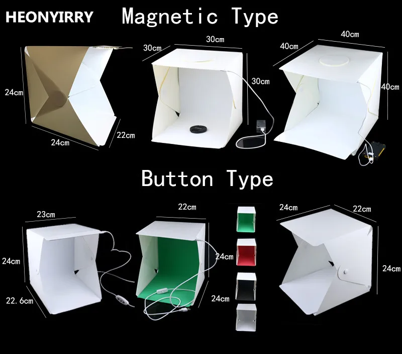 30 см, средний размер, портативный складной светильник, софтбокс для фотостудии, светильник ing Kit, светильник, коробка для телефона, цифровой камеры