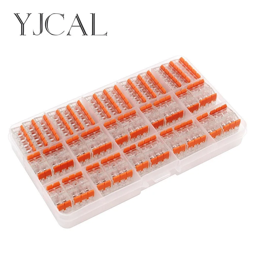 

WAGO 221- 412 413 415 55PCS/BOX Wire Butt Joint Connector Connector Clip Fast Insulation Terminal Block AWG 28-12
