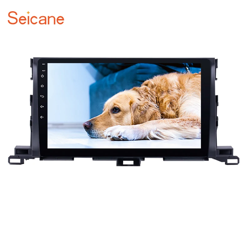 

Seicane Android 7.1/8.1 10.1" 2Din Wifi Multimedia Player For 2015 Toyota Highlander Head Unit Car Radio Audio GPS
