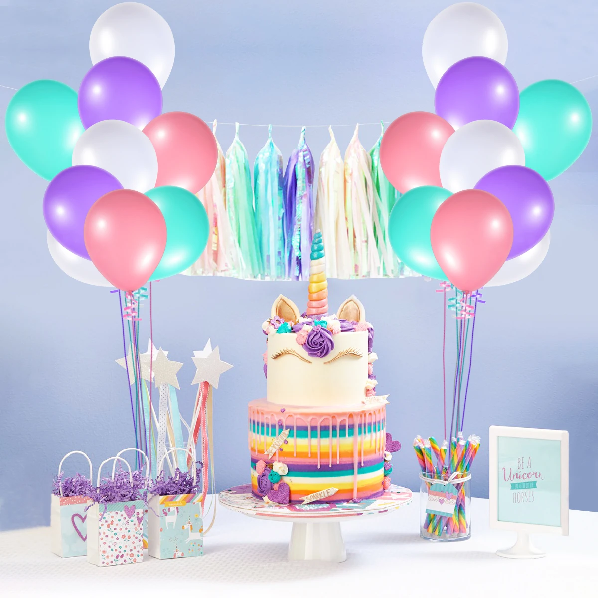 TOYMYTOY 40 шт Единорог латексные шары 3 2 г 12 дюймов разные цвета практичное украшение