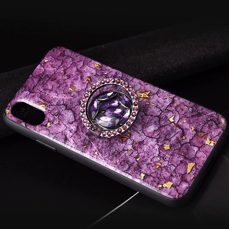 Finger Ring Phone Holder With Bling Diamond 360 Degree SmartPhone Stander For iPhone Samsung Universal Metal Cell Phone Mount (5)