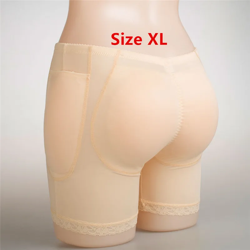 

A Set 730g Size XL Crossdressing Underwear Silicone Hip Butt Enhancer Pants Push Up Buttocks Pockets Panty Fake Hip Butt Briefs