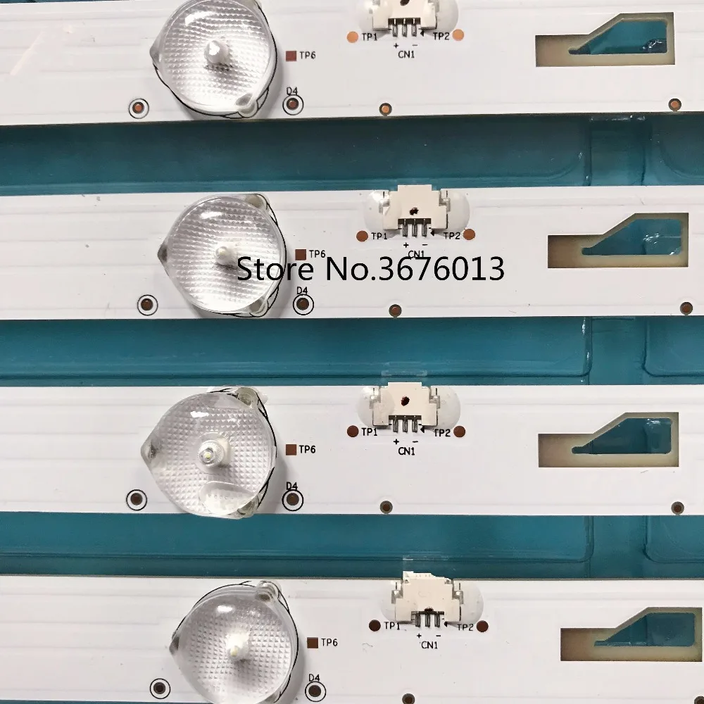 Светодиодная подсветка 619 мм для TCL L55F3700A D55A710 L55F2890A 55M80A strip 4C LB5507 YH1 1 комплект = 11