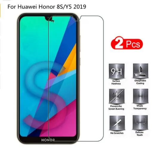 2Pcs Screen Protector On Huawei Honor 8S Tempered Glass Y5 2019 For 8S 571 huismerk kopen in de aanbieding