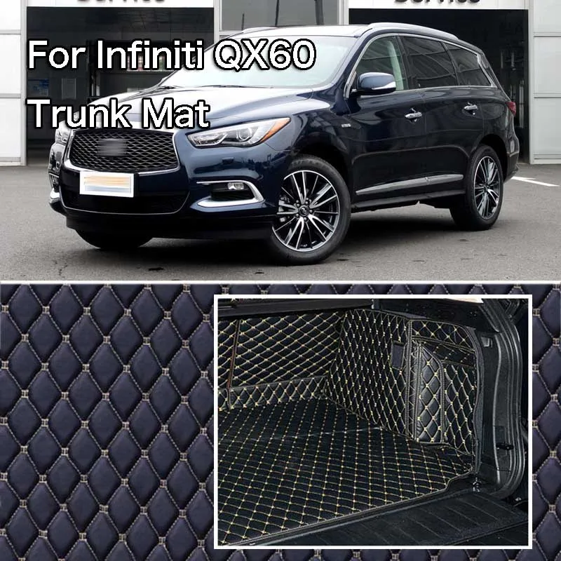 Brand New High Quality Black PU Leather Rear Trunk Cargo Liner