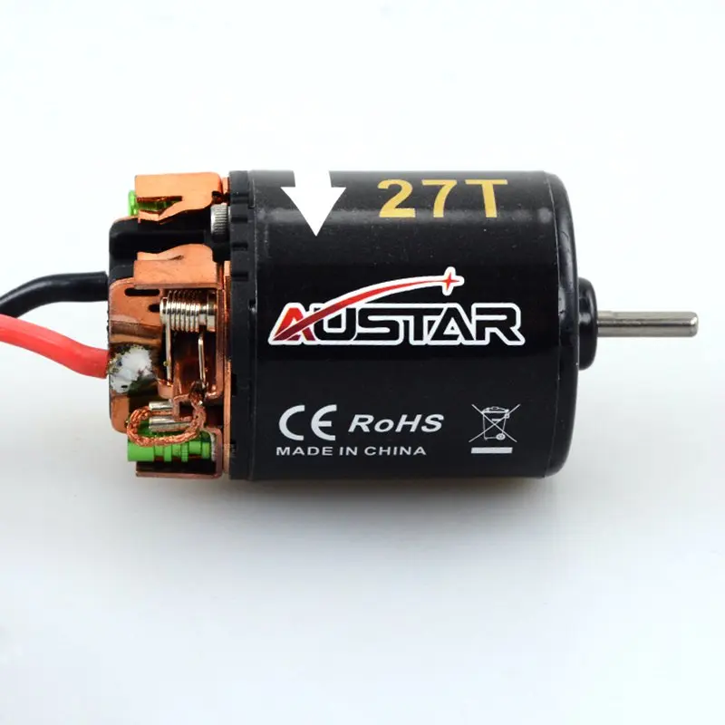 

AUSTAR brushed 540 motor 21T 27T 35T 45T 55T 2-3S for RC 1/10 drift cars crawler buggie bigfoot