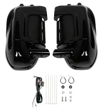 

Vented Fairing Lower Speaker Kit Adapter Pod For Harley Touring Electra Street Glide Road King FLHTCU FLHR FLHX 1983-13