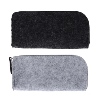 

ZHUTING High Quality Chemical fiber blankets Square Felt Makeup Cosmetic Bag Brush Pen Pencil Case Pouch Box Office Supplies
