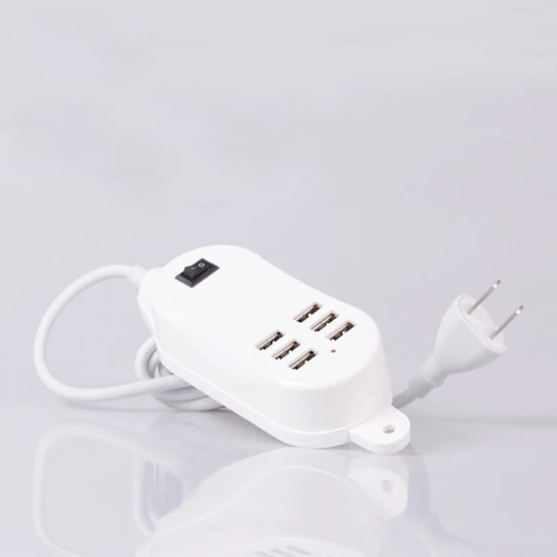 

25W charger, 5A multi-port usb adapter, 6usb fast charging plug