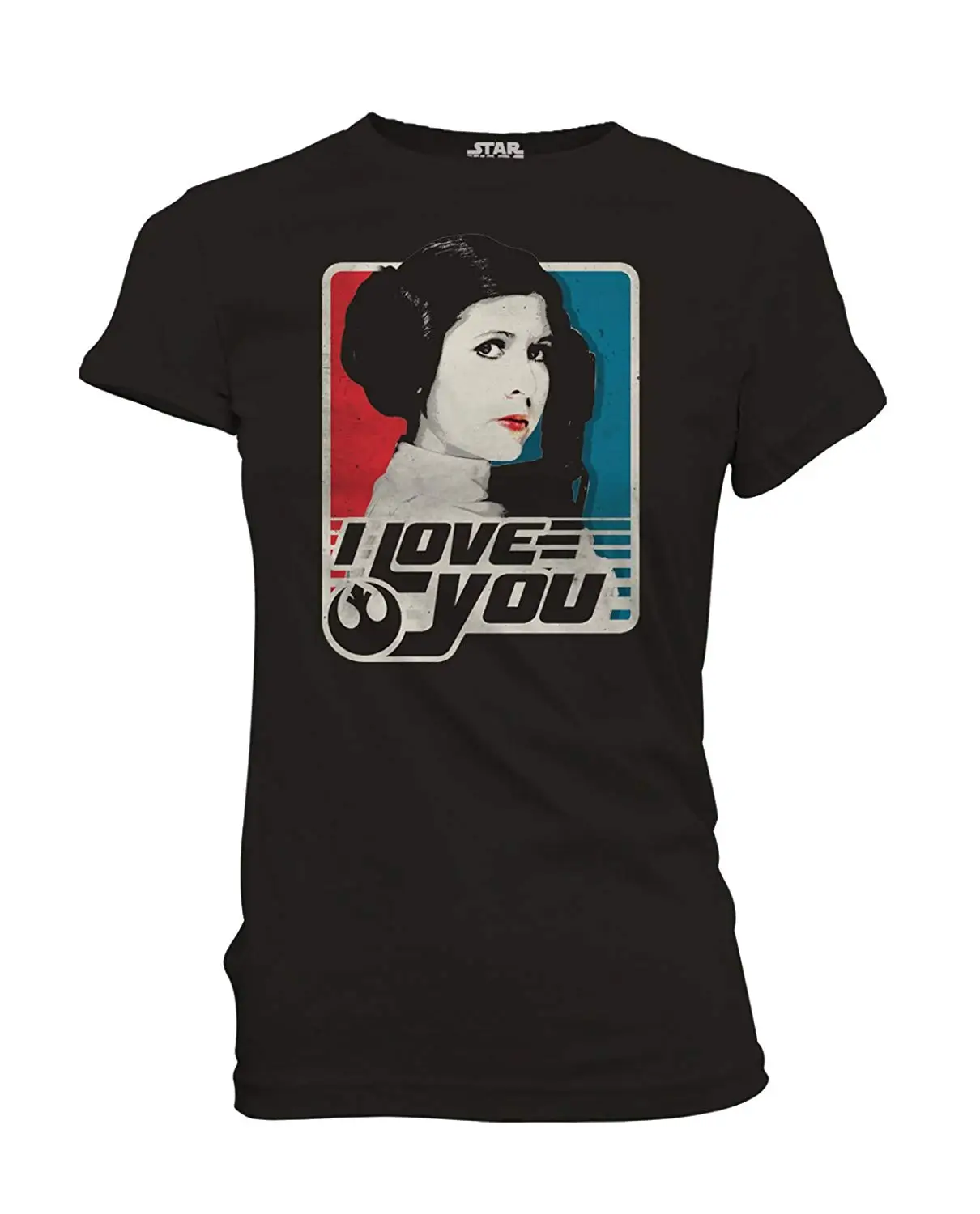 

Princess Leia I Love You Han Solo Funny Humor Pun Women's Juniors Slim Fit Adult Graphic Tee T-Shirt Korean Kawaii T Shirt Femme