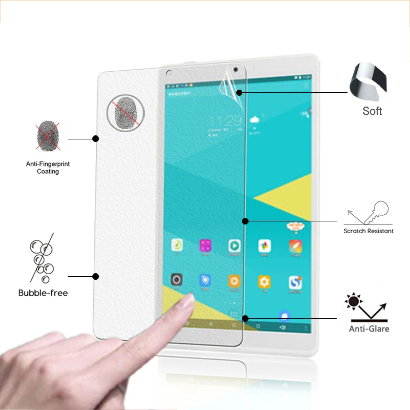 BEST Anti-Glare Matte screen protective Film For Newsmy Q8 mini 7.85" Screen Protector front Guard panel + clean cloths