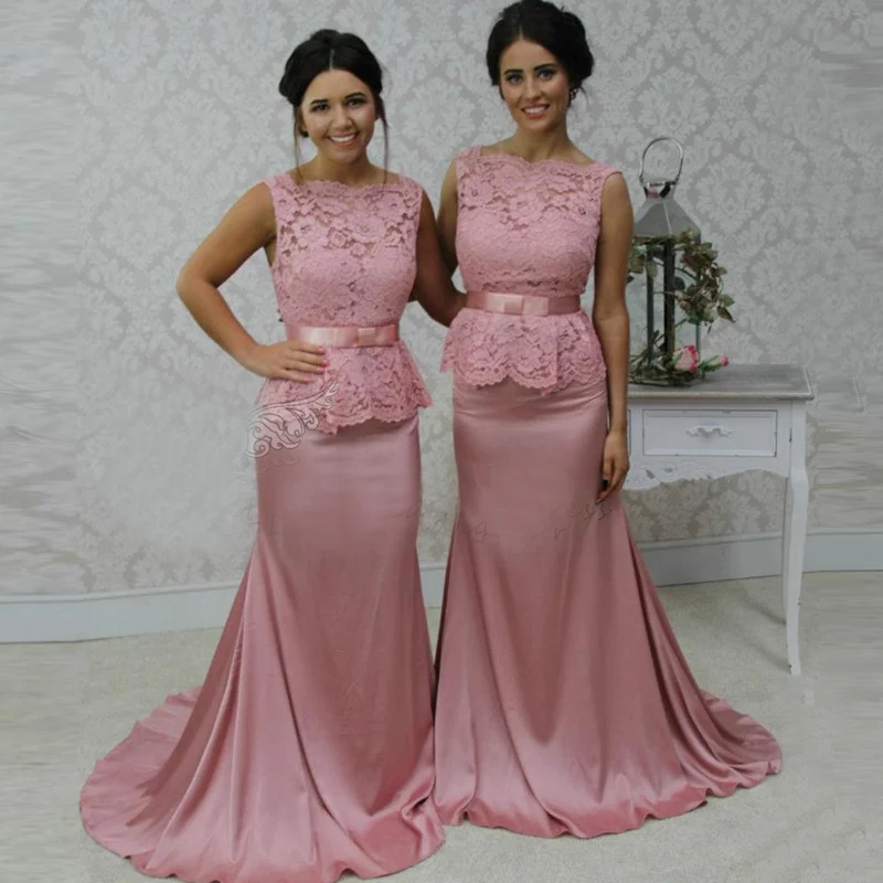 pink and silver wedding dresses