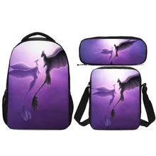 Рюкзак для девочек с персонажами из мультфильмов для мальчиков, футболка с изображением героев мультфильма «Как приручить дракона принты школьный пенал для ручек 3 шт./компл. Портфолио для школы школьные ранцы Mochila Escolar