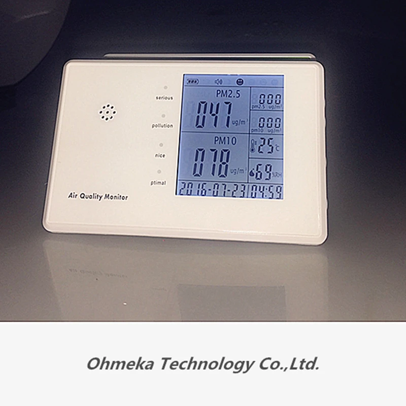 

Free shipping home use pm2.5 detector gas air pollution monitorpm2.5 pm10 sensor humidity sensor pm2.5 quality air detector