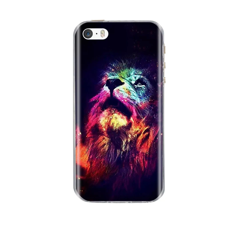Для iPhone 5 6 7 8 чехол 3D Capa для 5S 6s силиконовый SE чехлы телефонов|Бамперы| |
