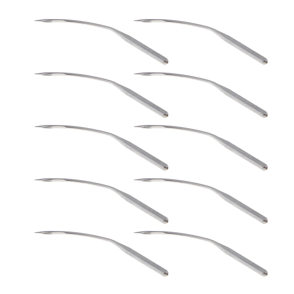 10 Pieces Pin Pointed Silver Metal Home Sewing Machine Needles Household Accessories Repair Tools