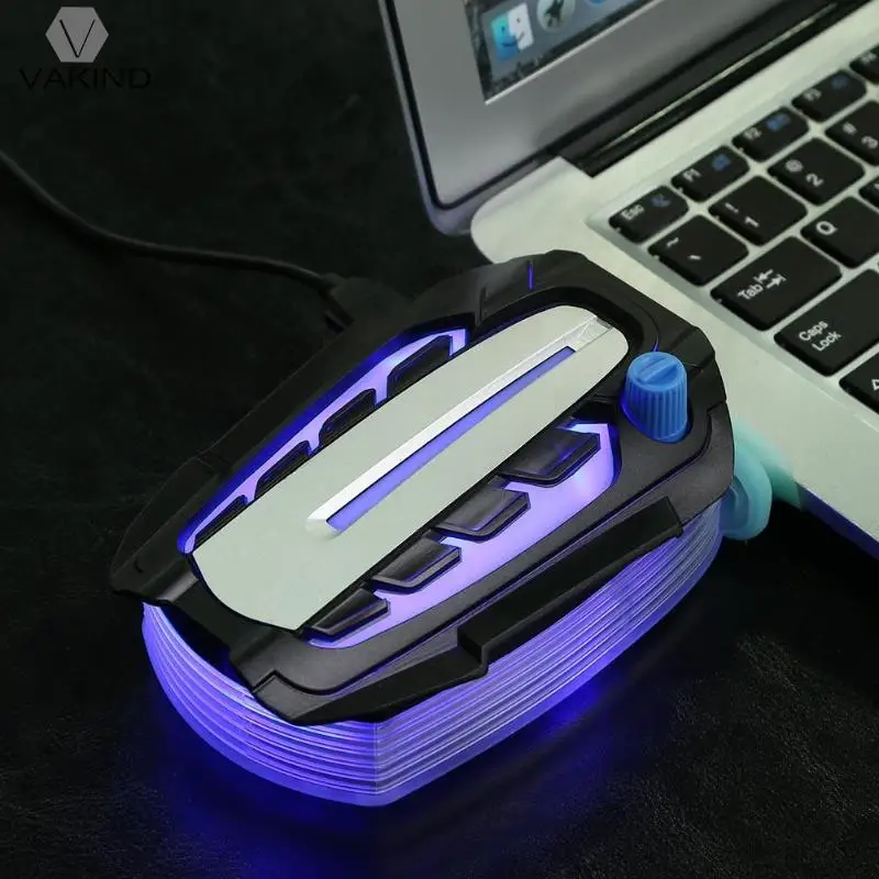 

VAKIND Mini Portable Notebook Laptop Cooler USB Air Cooling Pad Cooler Fan For 8inch To 19inch Notebook Laptop
