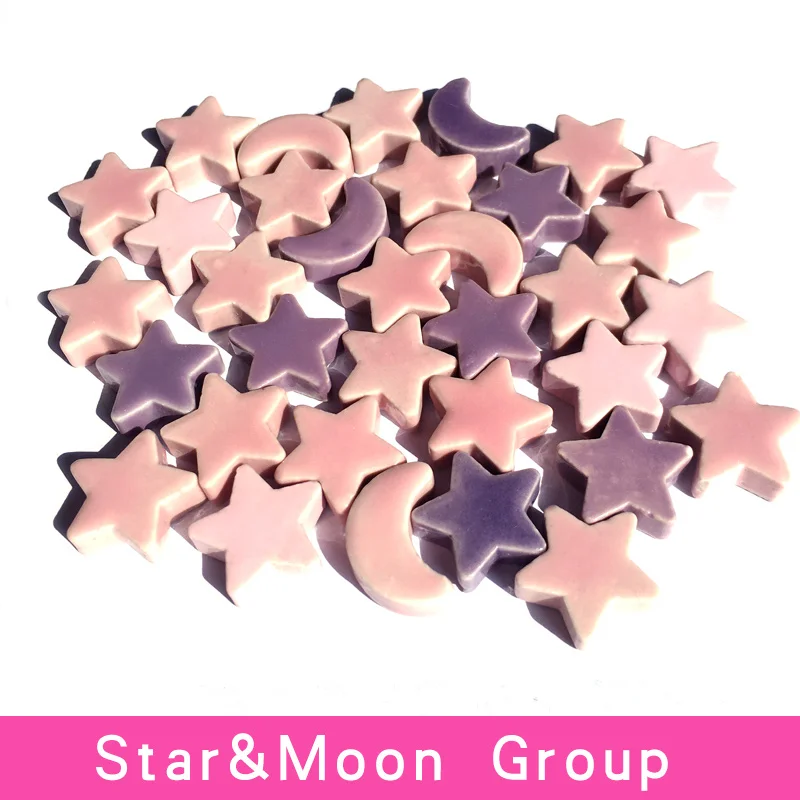 Бабочка Луна Звезда керамическая мозаика - Цвет: Star Moon Group