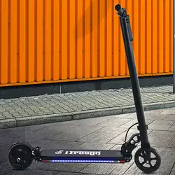 Freego ES-06X двухколесный противоударный складной электрический скутер 6.6Ah электрический скутер на батарейках алюминиевый сплав светодиодный