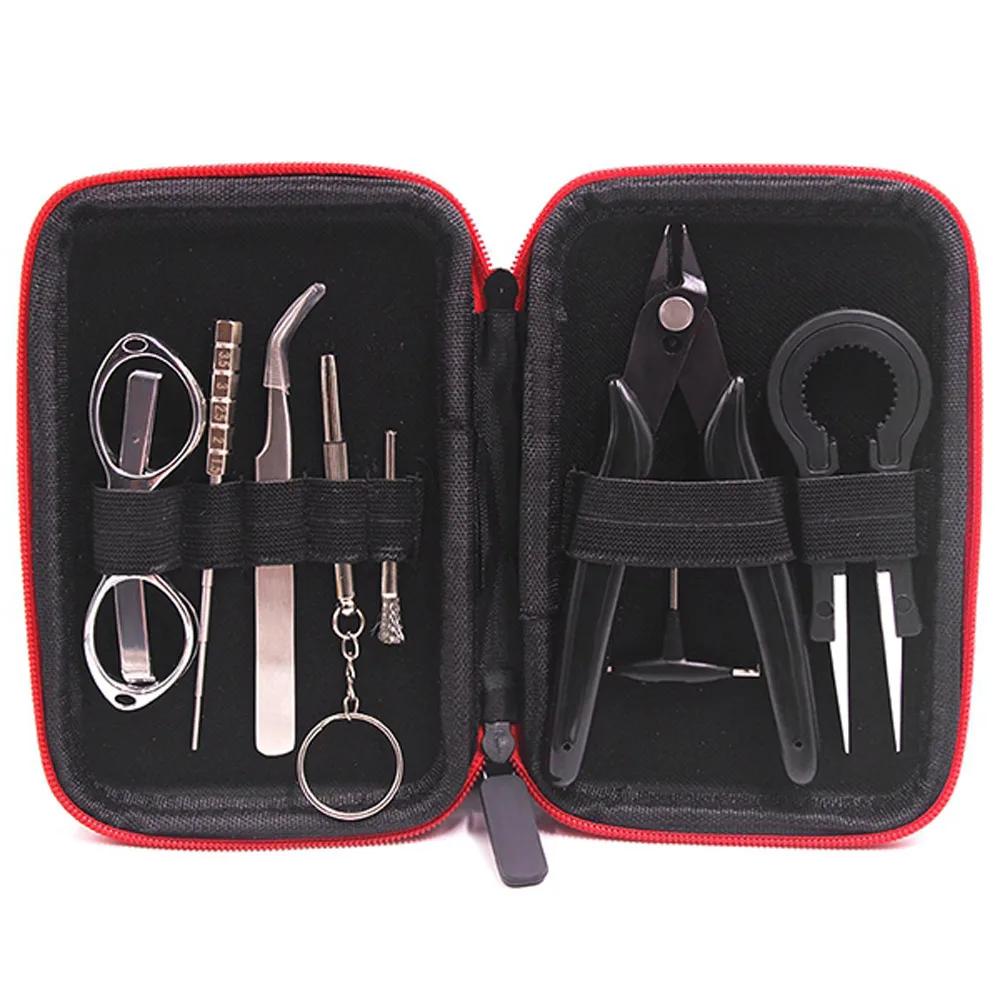 

Mini Complete Tool Kit For E Cigarette Portable Multifunctional DIY Hand Tool Sets With Plier screwdriver for Repairing Tool