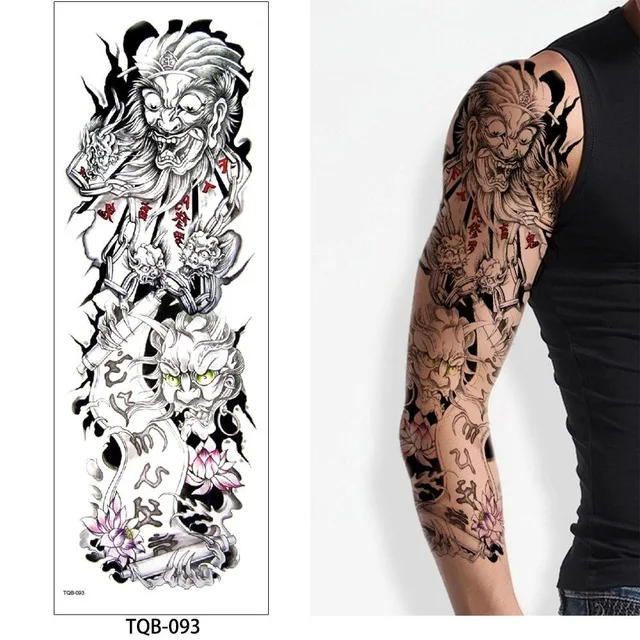 Временная татуировка, двойной пистолет, женские водонепроницаемые временные наклейки для татуировки для мужчин женщин взрослых детей, темная Марка - Цвет: TQB093