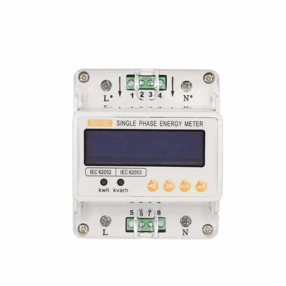 Single phase energy meter. Phase meter. (dtsd1352-external ct type. Phase meter. Фазоуказатель щитовой.