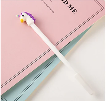Креативные гелевые ручки в виде единорога, милые фирменные ручки в стиле каваи, Escolar Papelaria, для офиса, школы, канцелярские принадлежности, подарок - Цвет: 22