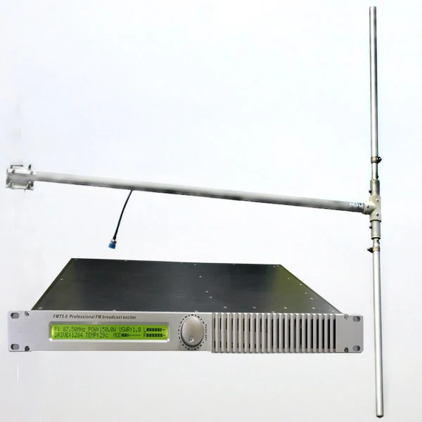 

FMUSER FSN-150 5.0 new version DSP Audio 100W 150W 1U FM transmitter and DP100 antenna kit for radio station
