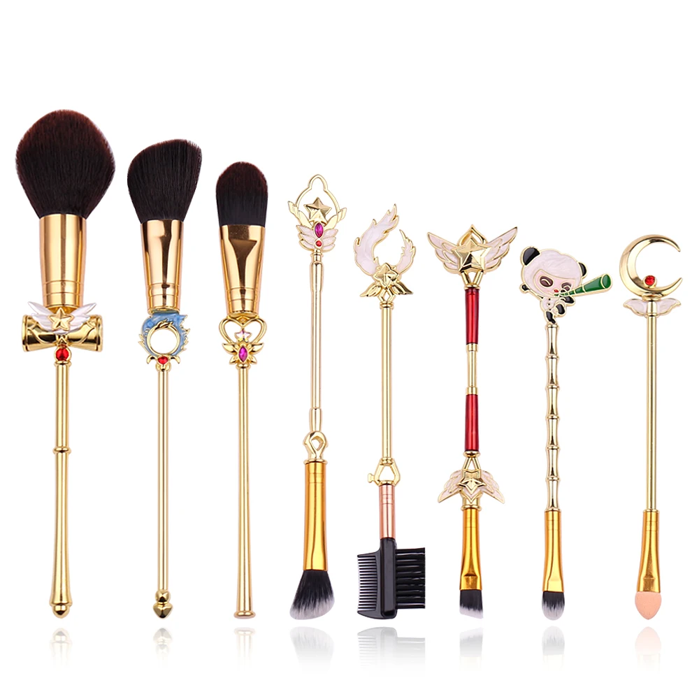 

8pcs Game Series Makeup Brushes Tool Set Cosmetic Powder Eye Shadow Foundation Blush Blending Beauty Make Up Brush Beauty Tools