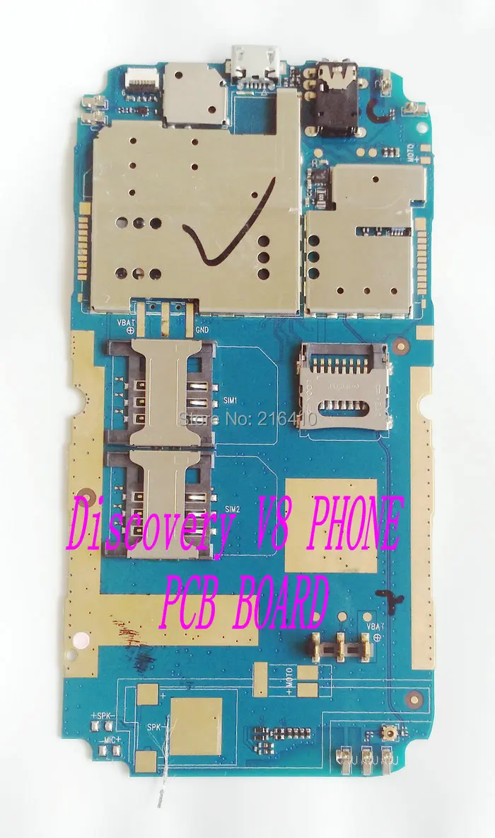DISCOVERY V8 CELL PHONE PCB board assemble accessories parts for V8 mobile phone