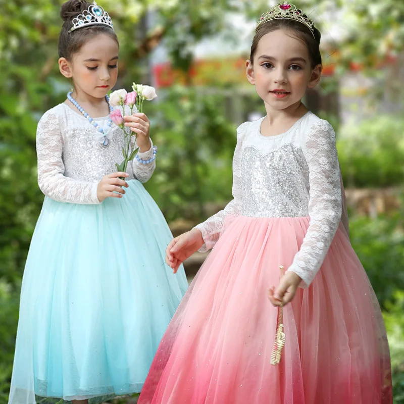 2018 новое платье принцессы Софии Эльзы disfraz infantil fever Elza костюм vestido rapunzel jurk disfraces