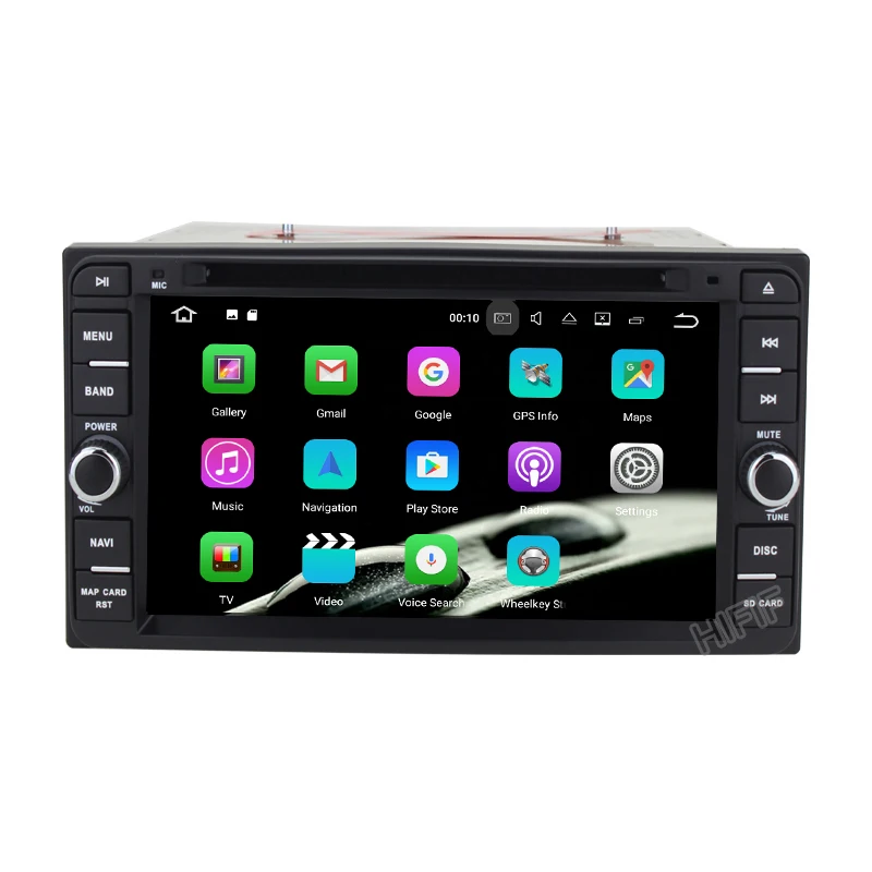 Cheap IPS 6 Core 4G+64G Car DVD Radio GPS Navi For Toyota Hilux VIOS Old Camry Corolla Prado RAV4 Prado 2003-2008 support dab+ 2