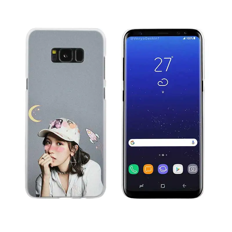 Twice Mina Momo Kpop прозрачный Note 10 9 pro Жесткий чехол для samsung Galaxy S4 S5 S6 S7 S8 S9 Plus Edge Mini s10 lite - Цвет: 08