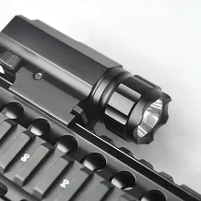 200 светодиот сree lumens фонарик для тактического пистолета факел пистолет-горелка свет лампы W/крепление для страйкбола охота Отдых на природе Пеший Туризм