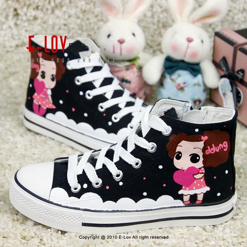 Canvas Shoe Woman Hand Fund Woman Platform Womens Casual Ladies Shoes Women Fashion Sneakers Zapatos De Mujer Feminino Sneaker