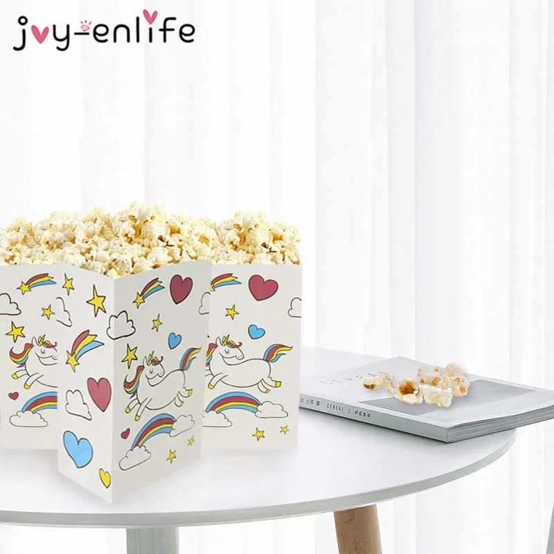 

JOY-ENLIFE 10pcs Unicorn Birthday Candy Bags Kids Party Gift Packaging Baby Shower Unicornio Aniversario Wedding Decor Supplies